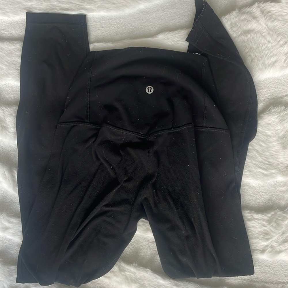 black lululemon leggings-size 2